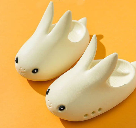 Kids Cute Bunny Rabbit Slip-on Summer Clogs Sandals