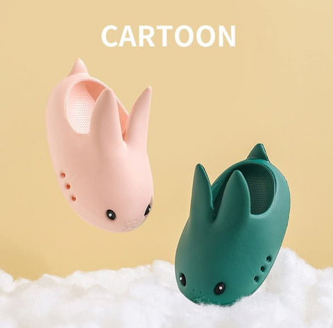 Kids Cute Bunny Rabbit Slip-on Summer Clogs Sandals