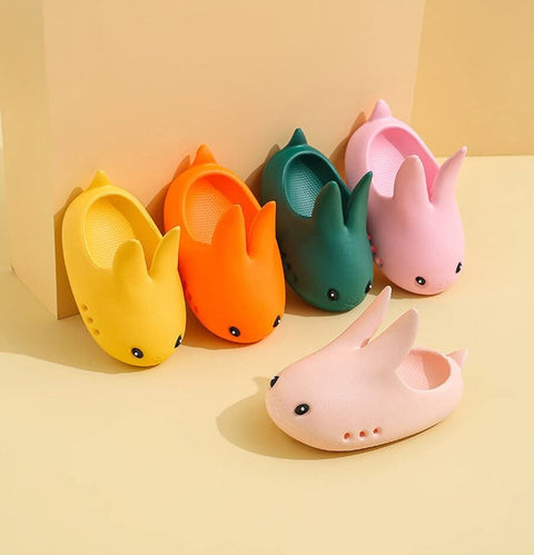 Kids Cute Bunny Rabbit Slip-on Summer Clogs Sandals