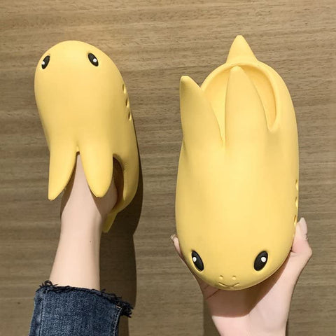 Kids Cute Bunny Rabbit Slip-on Summer Clogs Sandals