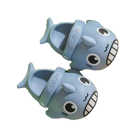 Shark Fish Kids Home Party Slip-on Clogs Sandals Slide On for Boys and Girls from 1 to 8 Years