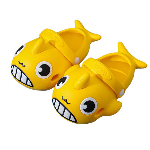 Shark Fish Kids Home Party Slip-on Clogs Sandals Slide On for Boys and Girls from 1 to 8 Years