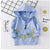 Jungle Print Pre-Winter Cotton Front Open Zipper Sweatshirt Hoodie for Kids