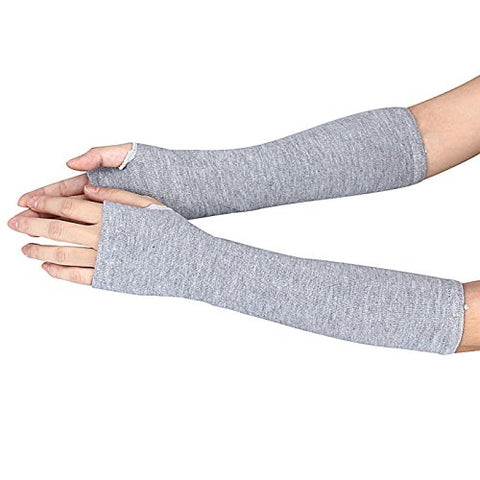 Knitted Woollen LongThermal Winter Warm Fingerless Gloves Mittens Hand Warmer Gloves