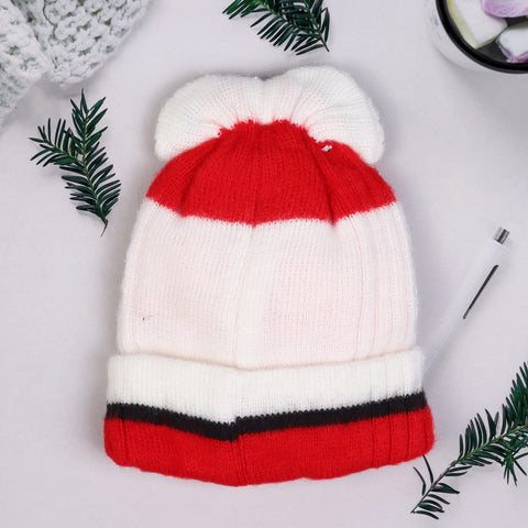 Soft Warm Bear Cartoon Winter Cap Beanie Topi Winter Accessories for Newborn Infant Toddler Baby Boys and Girls Kids