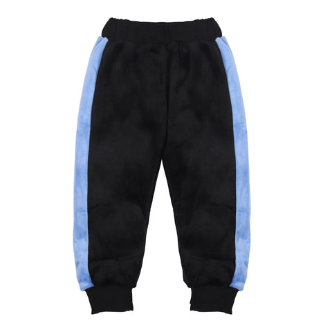 Cute Hamster Warm Micro Fleece Full Sleeve Pullover Sweatshirt Hoodie Tshirt and Lower / Jogger Pant Winter Clothing Set for Kids