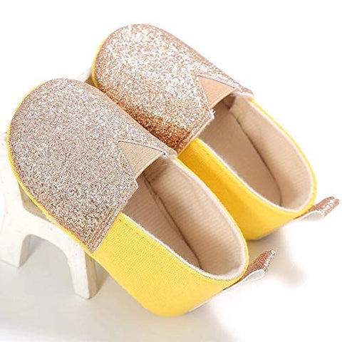 Fashion Bling Shimmer Baby Boy Girl Birthday Party Ethnic Moccasin Bootie Loafer Shoes Footwear for Infant Toddler Kids
