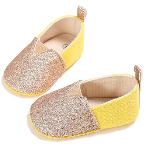 Fashion Bling Shimmer Baby Boy Girl Birthday Party Ethnic Moccasin Bootie Loafer Shoes Footwear for Infant Toddler Kids