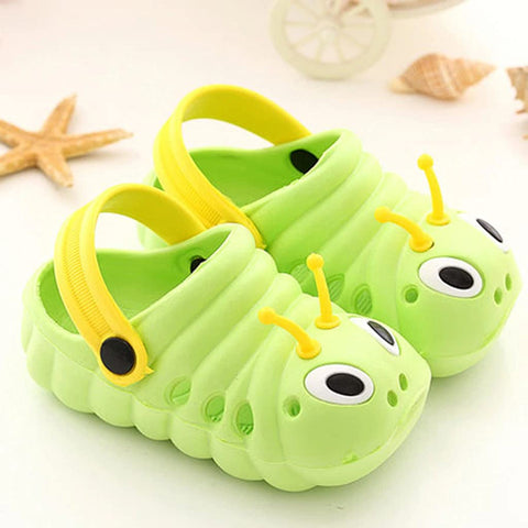 Caterpillar Frogy Cartoon Slip on Clogs Sandal Slipper Shoes for Toddler Boy & Girl