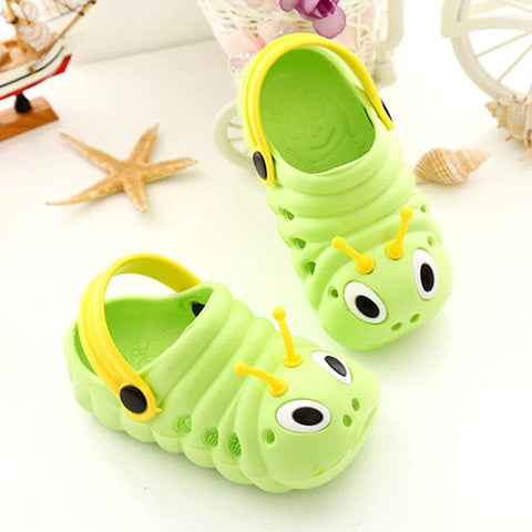 Caterpillar Frogy Cartoon Slip on Clogs Sandal Slipper Shoes for Toddler Boy & Girl