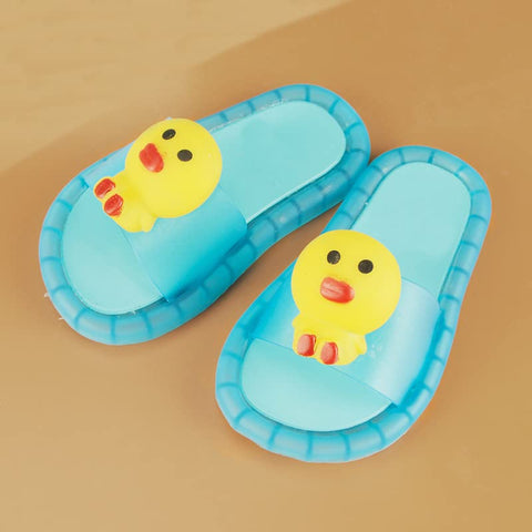 Blue Duck LED Light up Cartoon Flip Flop Slipper Slider Sandal for Toddler Little Girls Kids