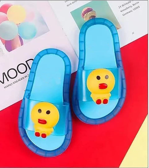 Blue Duck LED Light up Cartoon Flip Flop Slipper Slider Sandal for Toddler Little Girls Kids