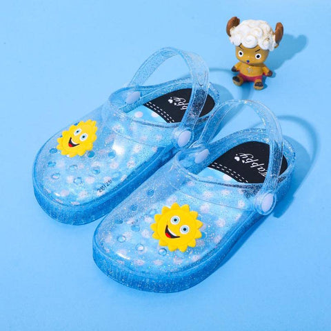 LED Light Up Cartoon Slip on Clogs Sandal Slipper Shoes for Toddler Boys & Girls